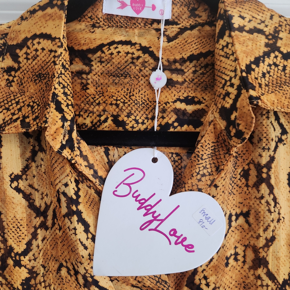 Buddy Love Python Pattern Shirt - Picture 2 of 2